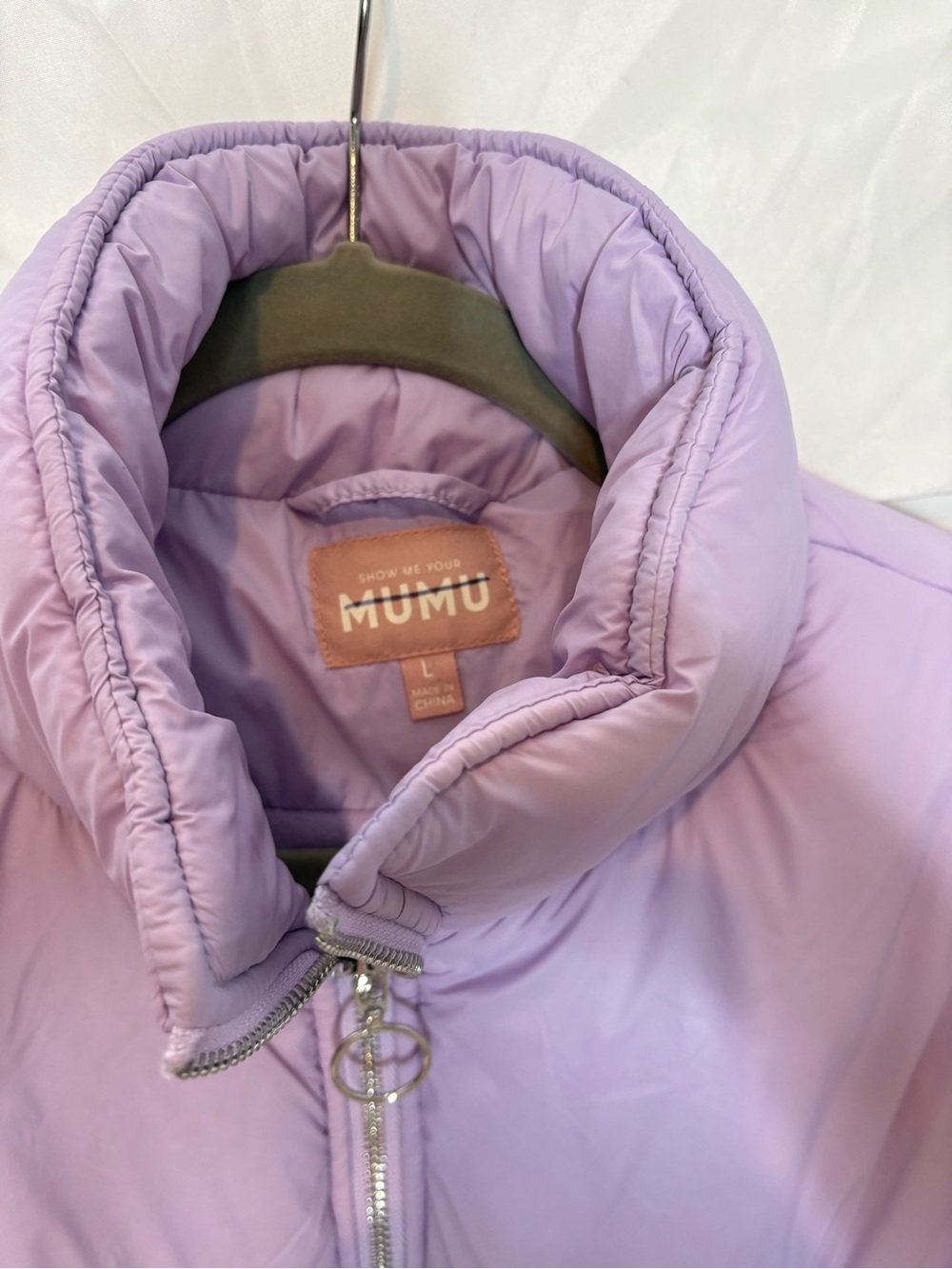 Show Me your Mumu Snowbird Puffer Jacket in Lavender | L - Picture 12 of 12